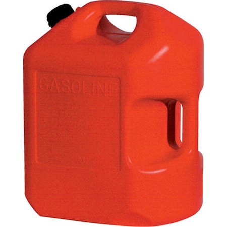 Fast Fans Gas Can, HDPE, 6 gal, Gasoline, Red FA2012607